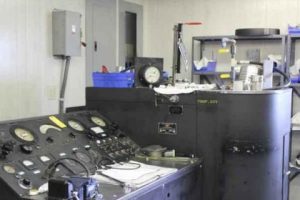 Propeller governor test bench.